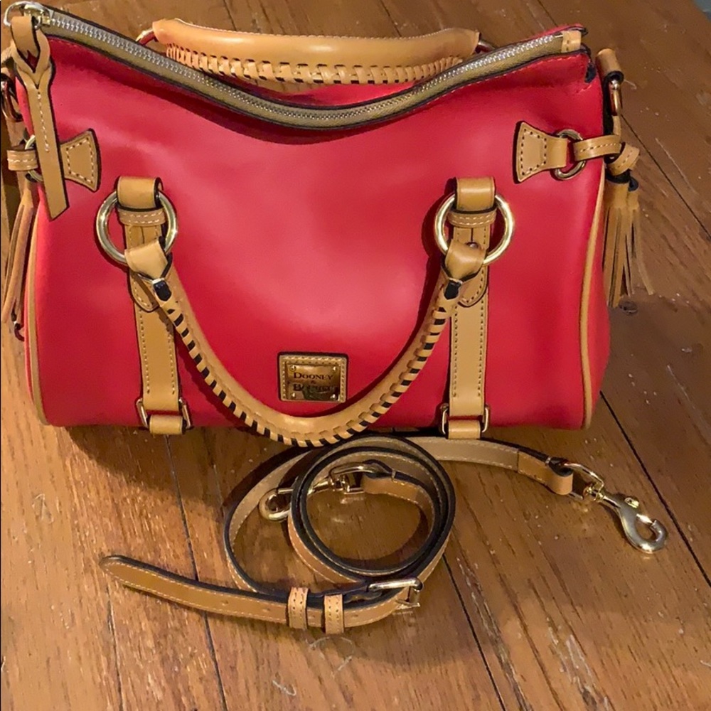 Dooney & Bourke City Medium Satchel - Geranium red (Style: BCITY1980 GEBS) - Picture 3 of 10
